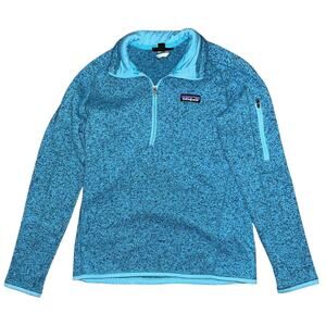Patagonia 1/4 Zip Better Sweater Teal Pullover Women's Small